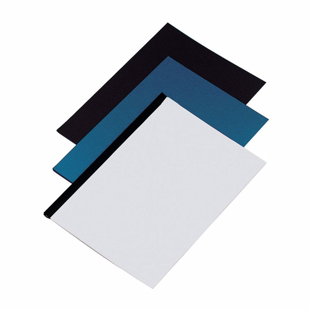 BINDING COVERS A4 GLOSS WHITE 8011025 EBZ119 E B Erskine