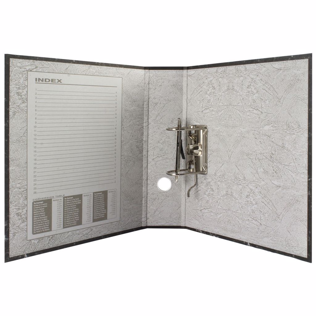 Foolscap Lever Arch 70mm Files Cloudy Grey (Pack of 10) EBZ166 E B